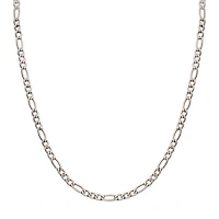 Cadena Figaro de titanio de 20"