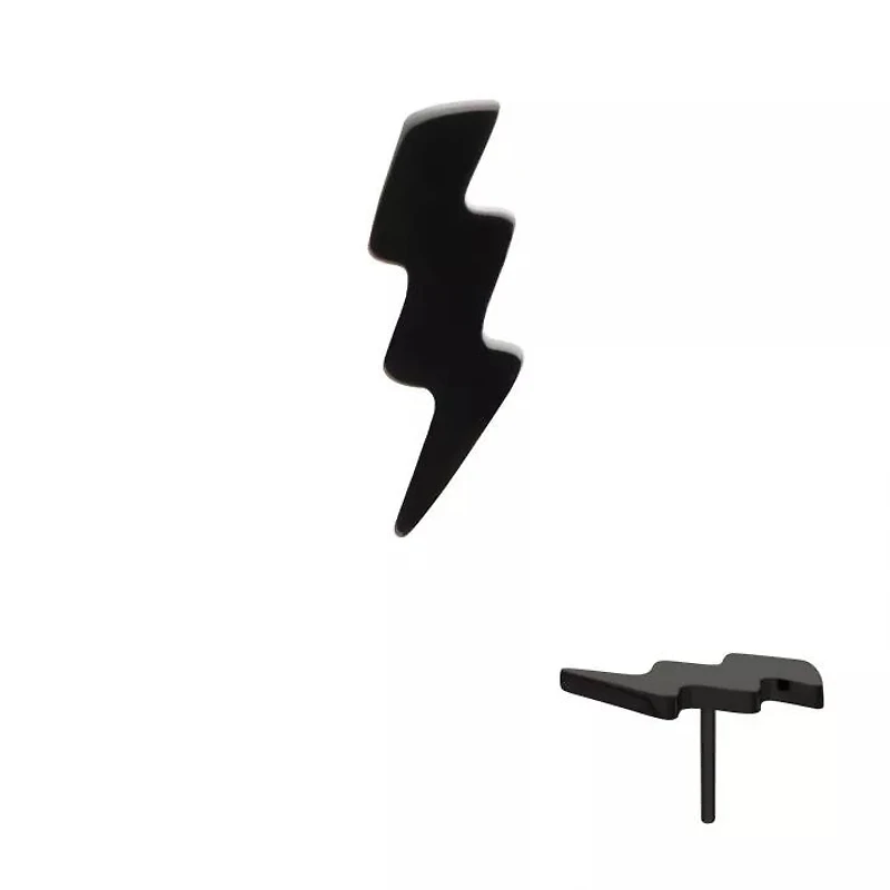 Lightning Bolt alto PVD negro
