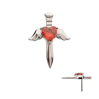 Angel Wing Dagger Threadless Top