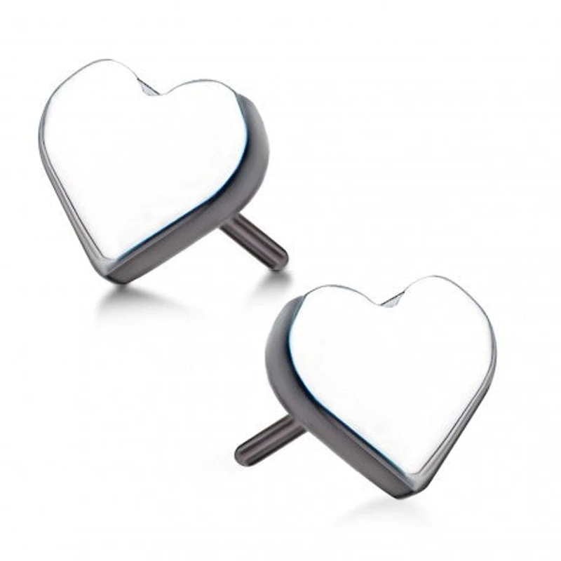 Heart Titanium Threadless Top