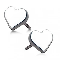 Heart Titanium Threadless Top