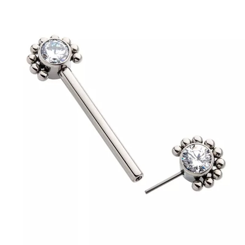 Bez Gem With Beads Surrounding Nipple