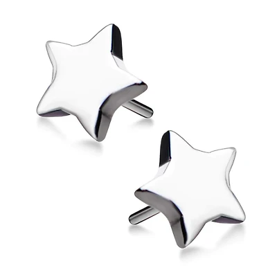 Star Titanium Threadless Top