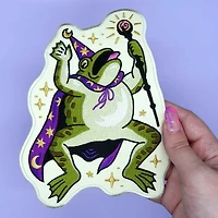Toad Wizard - Embroidered Patch