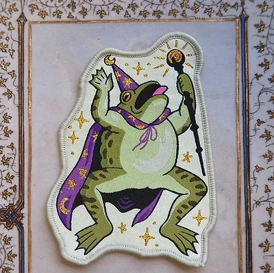 Toad Wizard - Woven Patch