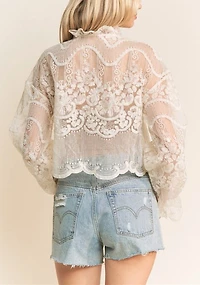 Button Down Blouse Plus