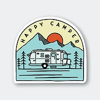 Trailer Camper Sticker 2.73" X 2.5"