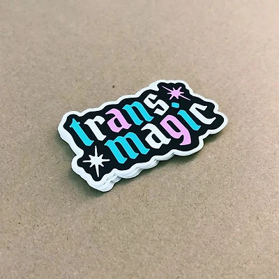 Trans Magic Glossy Sticker