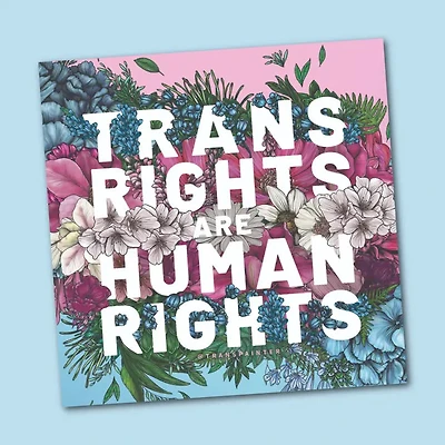 Trans Rights Are Human Rights Sticker