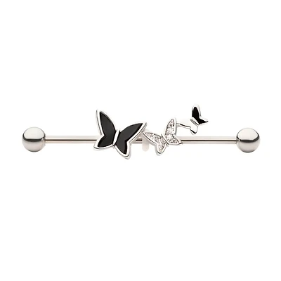 Triple Butterfly Black / Clear Industrial