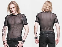 Punk Mesh Tshirt Plus