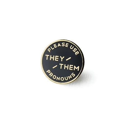 They / Them Pronoun Pin