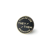 They / Them Pronoun Pin