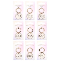 666 Angel Number Keyring