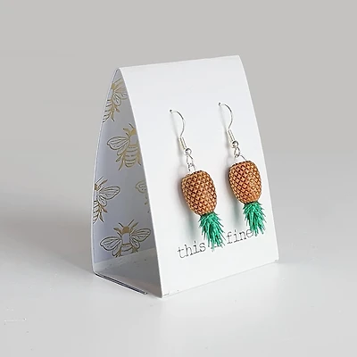 Upside Down Pineapple Earrings