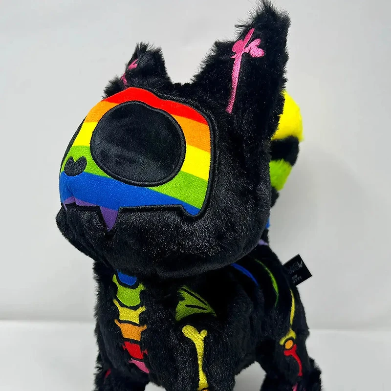 Rainbow Skelekitty Plush Toy