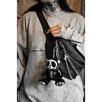 Grumpy Bones Bear Plush Keychain