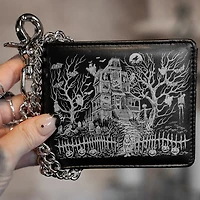 Haunted Mansion Bifold Wallet With Chain