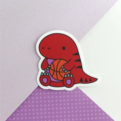 Raptor Vinyl Sticker. Toronto Basketball Sports Fan Sticker