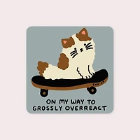 Overreact Vinyl Sticker