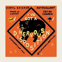 Nervous Disposition Vinyl Sticker