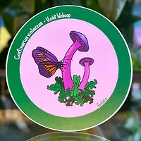 Violet Webcap Sticker