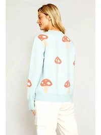 Mushroom Knit Sweater