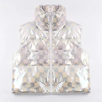 Metallic Puffer Vest