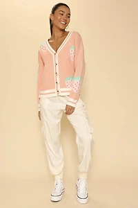 Strawberry Knit Cardigan