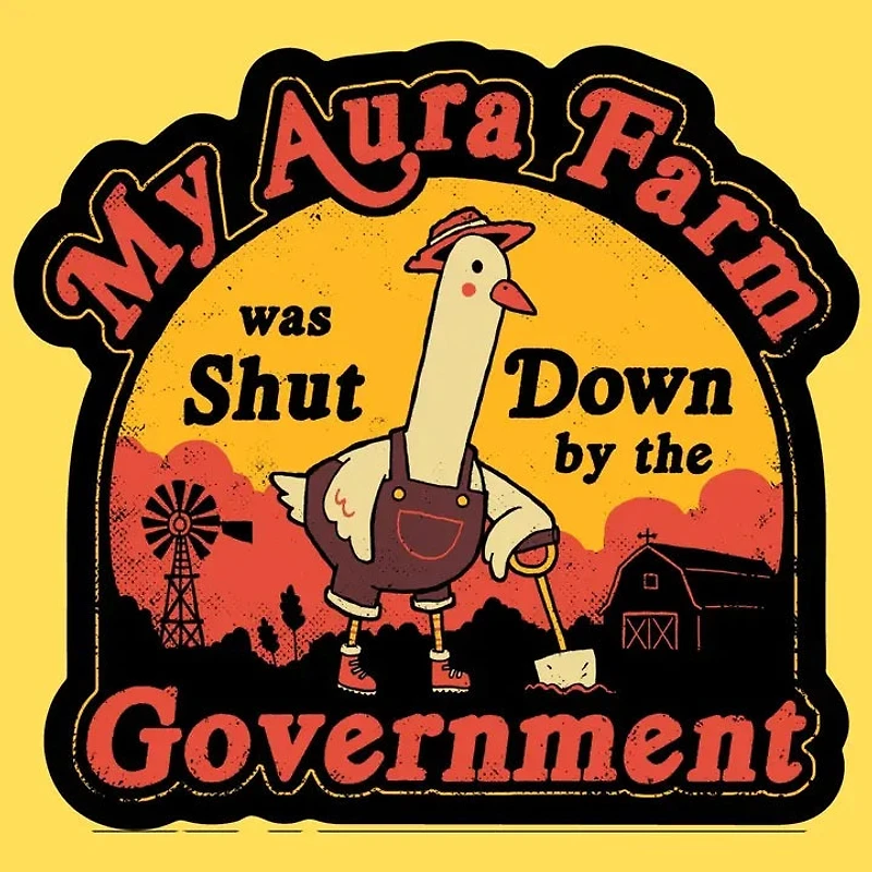 Aura Farm Sticker