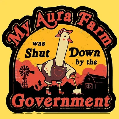 Aura Farm Sticker