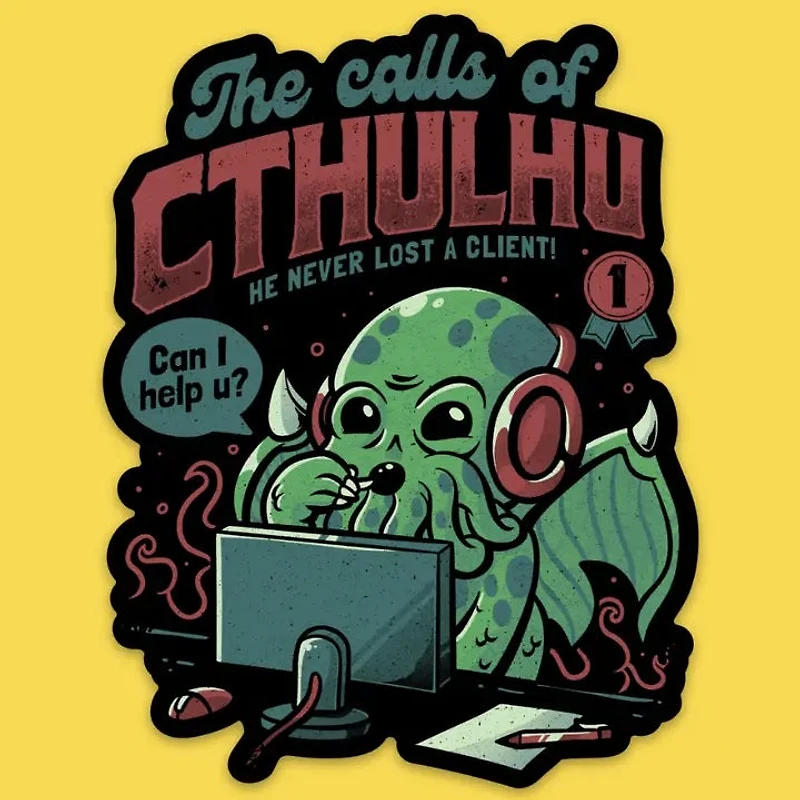 The Calls Of Cthulhu Sticker