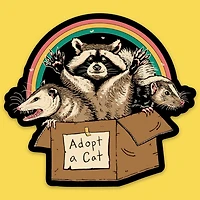 Forbidden Cats Sticker