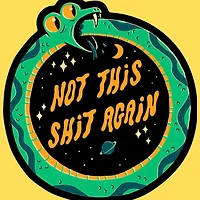 Not This Again Sticker