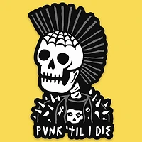Punk 'Til I Die Sticker