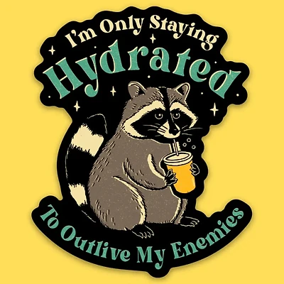 Staying Hydrated Sticker