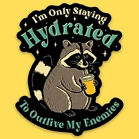 Staying Hydrated Sticker