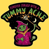 Tummy Ache Sticker