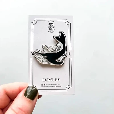 Whale Enamel Pin