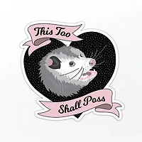 Wise Possum Sticker