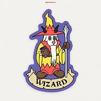Wizard Dungeons And Dragons Vinyl Sticker