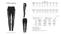 Hollow Mesh Leggings