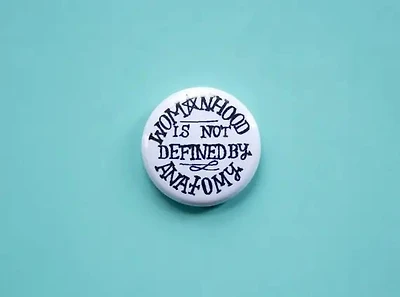 Womxnhood Button