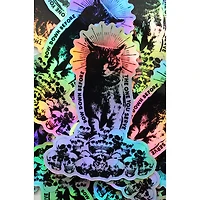 Cat Worship Hologram Sticker