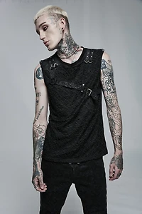 Punk Mesh Tank Top
