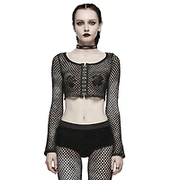 Mesh Long Sleeve Shirt