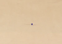 16G TI CABOCHON 3MM SYN. LAPIS BLUE