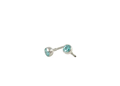 16G TI BEZEL GEM 2.5MM MINT CZ