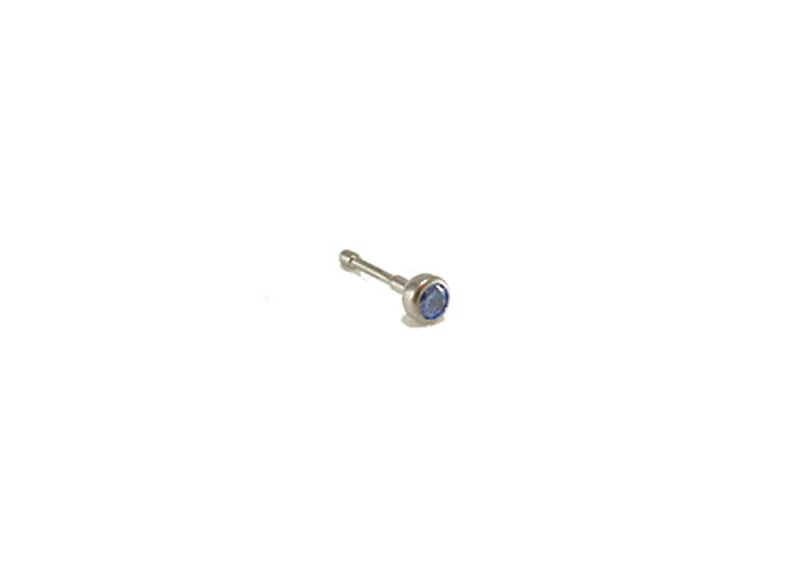 16G TI BEZEL GEM 2MM ARCTIC BLUE CZ