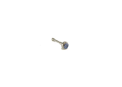 16G TI BEZEL GEM 2MM ARCTIC BLUE CZ